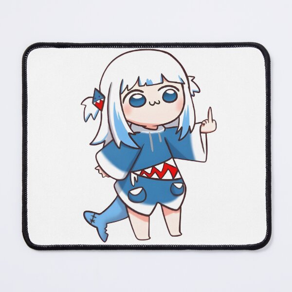 Item preview, Sassy Shark Girl – Chibi Meme Anime Style Attitude Art- Gura designed and sold by Dyan4.