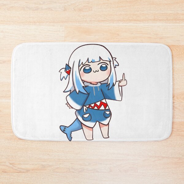 Item preview, Sassy Shark Girl – Chibi Meme Anime Style Attitude Art- Gura designed and sold by Dyan4.