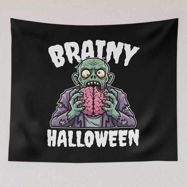 Item preview, BRAINY HALLOWEEN - ZOMBIE HALLOWEEN designed and sold by KEF Custom.