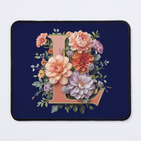 Item preview, Elegant Floral Monogram Letter L – Botanical Initial with Peonies, Roses & Dahlias | Personalized Gift & Feminine Decor designed and sold by AmenAlways.
