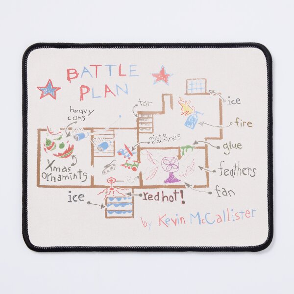Item preview, Clever Home Battle Plan Map: Winter Defense & Holiday House Traps designed and sold by HattieHowe.