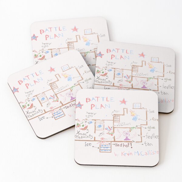 Item preview, Clever Home Battle Plan Map: Winter Defense & Holiday House Traps designed and sold by HattieHowe.