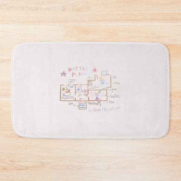 Item preview, Clever Home Battle Plan Map: Winter Defense & Holiday House Traps designed and sold by HattieHowe.