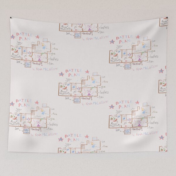 Item preview, Clever Home Battle Plan Map: Winter Defense & Holiday House Traps designed and sold by HattieHowe.