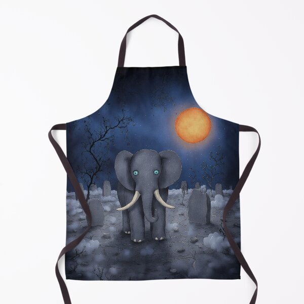 Item preview, Elephant by the Moon designed and sold by Whimsical Hug.