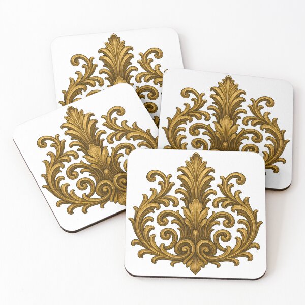 Item preview, Elegant Golden Ornament – Baroque Luxury Pattern designed and sold by VDekDesigns.