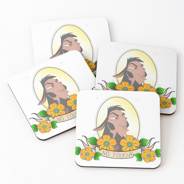 Item preview, No Touchy Attitude Creature with Traditional Tattoo Floral Design designed and sold by SunScapecds.