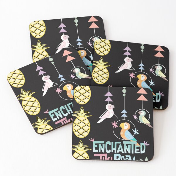 Item preview, Tropical Paradise Birds & Pineapples - Retro Tiki Island Vibe designed and sold by SunScapecds.