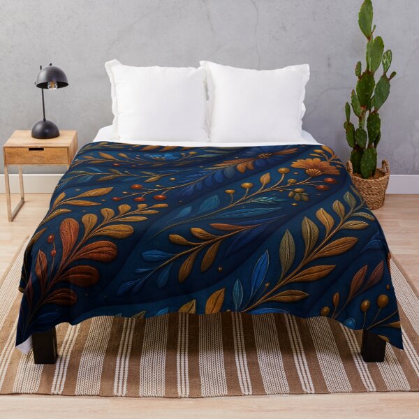 Item preview, Midnight Botanical Elegance designed and sold by Kaleidoscope Print.