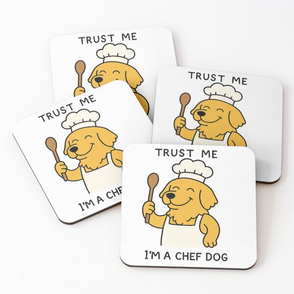 Item preview, Chef Dog Funny Cooking Design – Trust Me I’m a Chef Dog Gift for Foodies and Dog Lovers designed and sold by StickerHavenn.