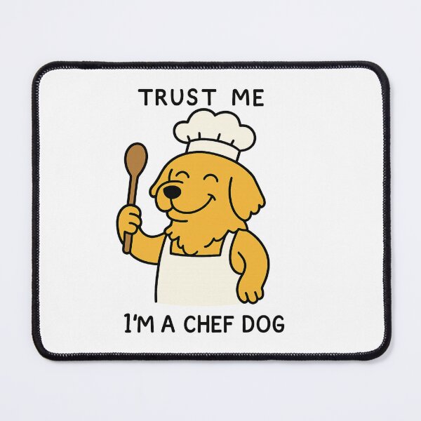 Item preview, Chef Dog Funny Cooking Design – Trust Me I’m a Chef Dog Gift for Foodies and Dog Lovers designed and sold by StickerHavenn.