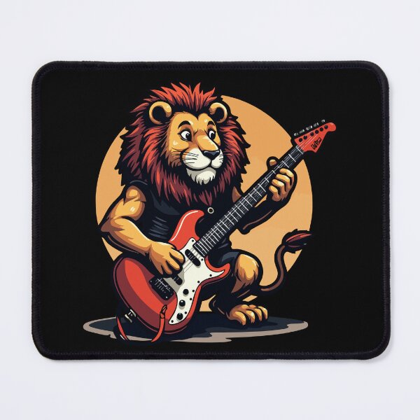 Item preview, Rocking lion with guitar designed and sold by Hans-Design.