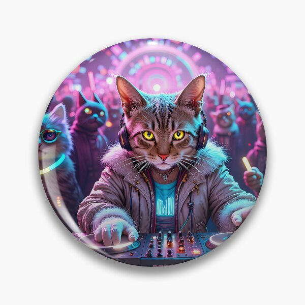 Item preview, DJ Tabby Cat and his Pussy friends  designed and sold by Huskyyy Designs.