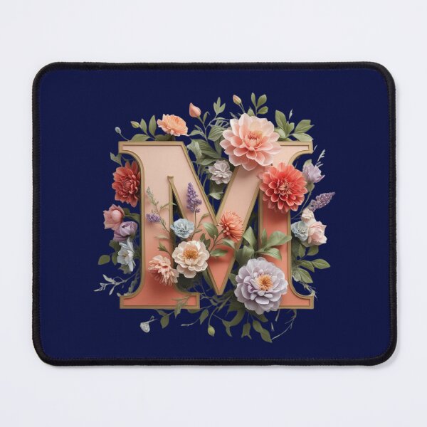 Item preview, Elegant Floral Monogram Letter M – Botanical Initial with Peonies, Roses & Dahlias | Personalized Gift & Feminine Decor designed and sold by AmenAlways.