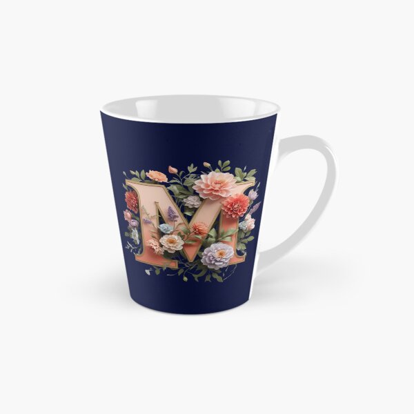Item preview, Elegant Floral Monogram Letter M – Botanical Initial with Peonies, Roses & Dahlias | Personalized Gift & Feminine Decor designed and sold by AmenAlways.