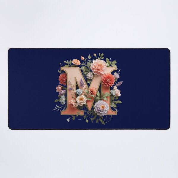 Item preview, Elegant Floral Monogram Letter M – Botanical Initial with Peonies, Roses & Dahlias | Personalized Gift & Feminine Decor designed and sold by AmenAlways.