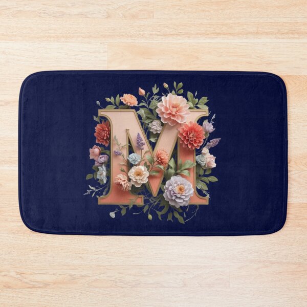 Item preview, Elegant Floral Monogram Letter M – Botanical Initial with Peonies, Roses & Dahlias | Personalized Gift & Feminine Decor designed and sold by AmenAlways.