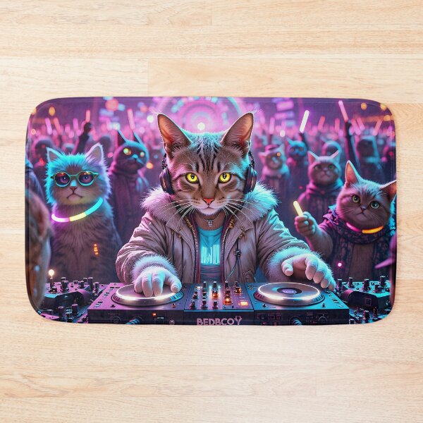 Item preview, DJ Tabby Cat and his Pussy friends  designed and sold by Huskyyy Designs.