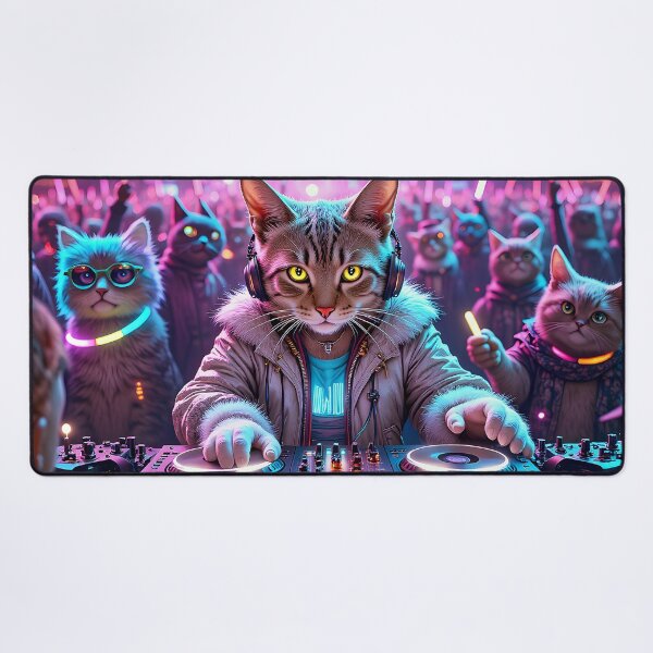 Item preview, DJ Tabby Cat and his Pussy friends designed and sold by Huskyyy Designs.
