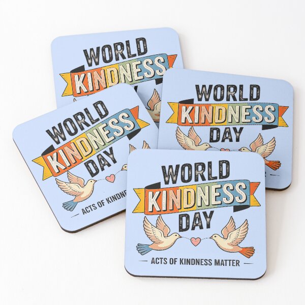 Item preview, World Kindness Day Retro Doves Acts Of Kindness designed and sold by Amanda's Factory.