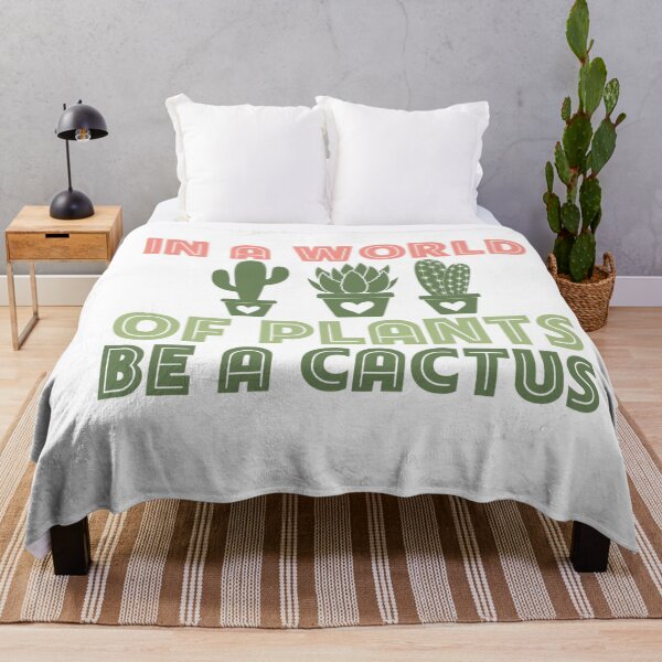 Item preview, In a World of Plants, Be a Cactus designed and sold by artcultreone.