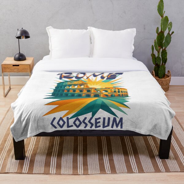 Artikelvorschau, Rom KOLOSSEUM– Stein gewordene Macht (Popart Reiseposter und Grußkarte) entworfen und verkauft von Earth Celebration Designs.