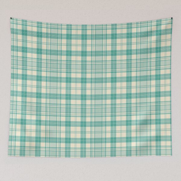 Item preview, Cottage Core Checkered Plaid Pattern Green designed and sold by Prints and Lifestyle.