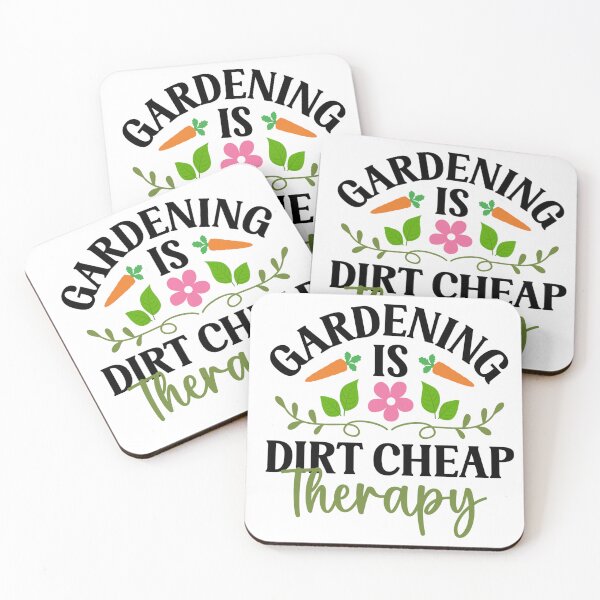 Item preview, Gardening Is Dirt Cheap Therapy designed and sold by artcultreone.