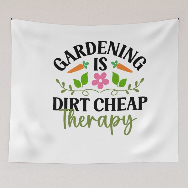 Item preview, Gardening Is Dirt Cheap Therapy designed and sold by artcultreone.
