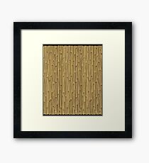 Tropical woody bamboos Framed Print
