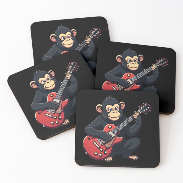 Artikelvorschau, Rockender Affe mit Gitarre entworfen und verkauft von Hans-Design.