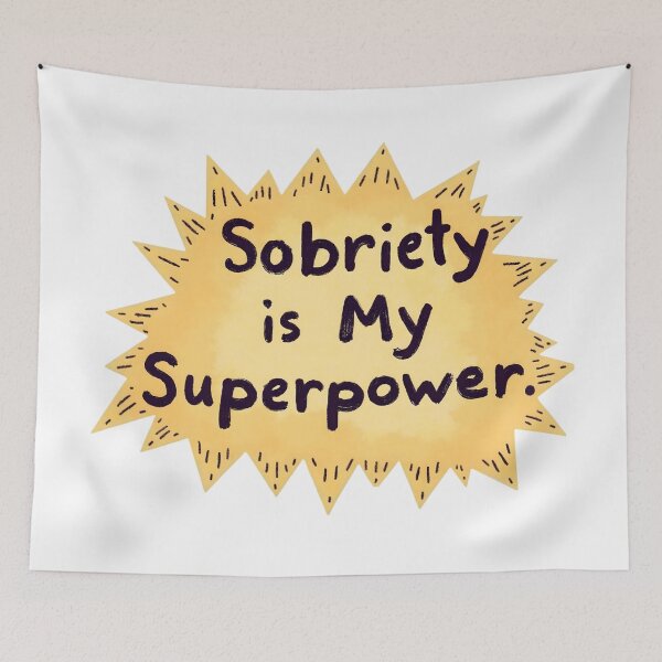 Item preview, Sobriety Is My Superpower Sober Lifestyle - SoberSips designed and sold by SoberSips.