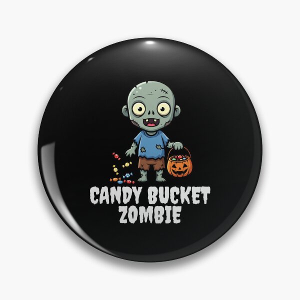 Item preview, CANDY BUCKET ZOMBIE - ZOMBIE HALLOWEEN designed and sold by KEF Custom.