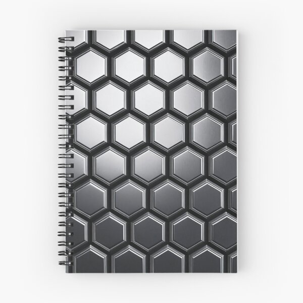 Item preview, Chrome Hexagon Grid designed and sold by Kaleidoscope Print.