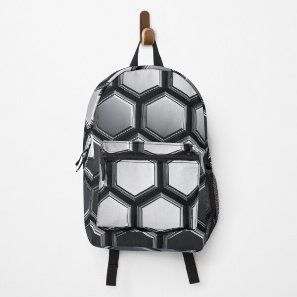 Item preview, Chrome Hexagon Grid designed and sold by Kaleidoscope Print.