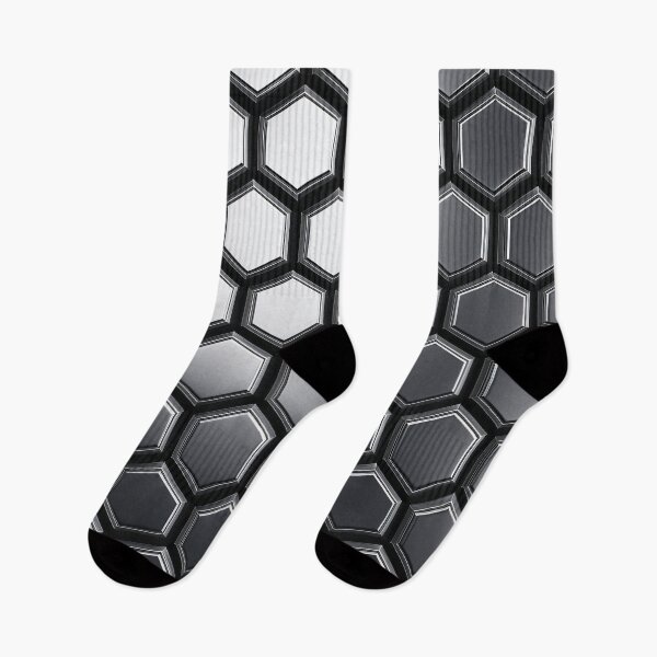 Item preview, Chrome Hexagon Grid designed and sold by Kaleidoscope Print.