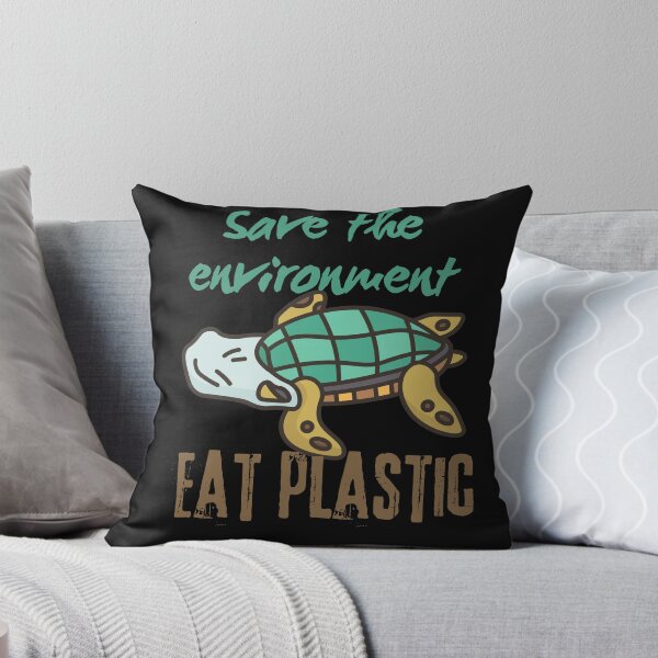 Item preview, Save the environment eat plastic designed and sold by DżodżoJoy.