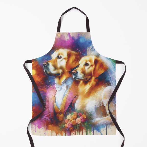 Item preview, Golden Retrievers Wedding Day designed and sold by Wags & Tails.