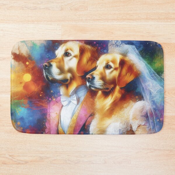 Item preview, Golden Retrievers Wedding Day designed and sold by Wags & Tails.