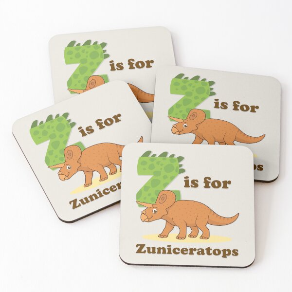 Item preview, Z is for Zuniceratops | Cute Dinosaur Alphabet Poster for Kids designed and sold by FilizDesigner.