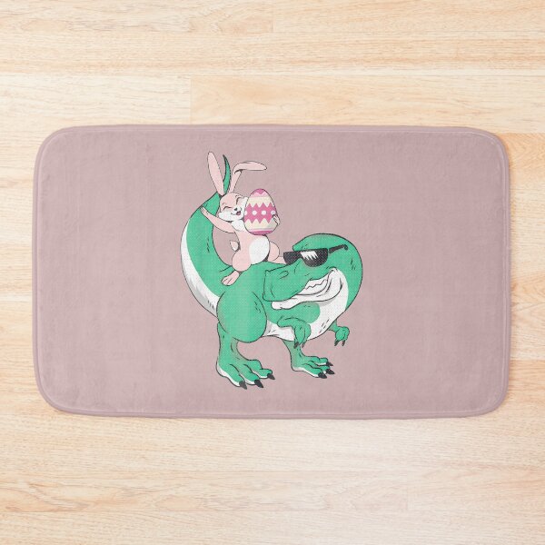 Item preview, Happy Easter Bunny Rides Cool TRex - Cute Dinosaur with Egg designed and sold by Noah9Graham.
