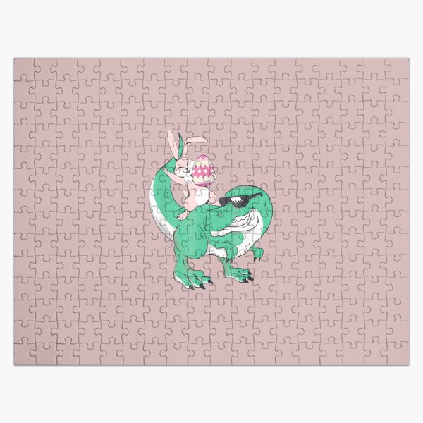 Item preview, Happy Easter Bunny Rides Cool TRex - Cute Dinosaur with Egg designed and sold by Noah9Graham.