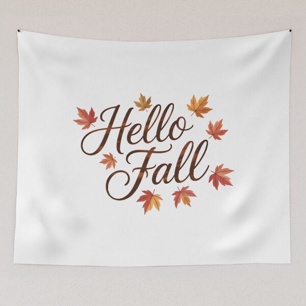 Item preview, Hello Fall ,Autumn designed and sold by brynatshop.