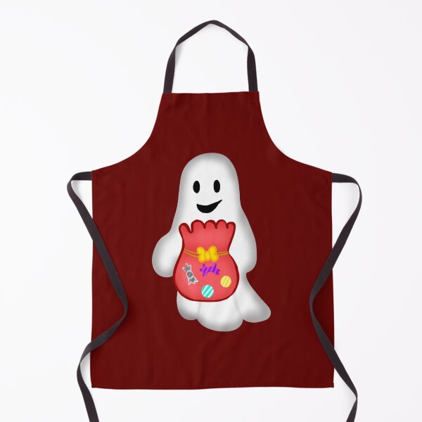 Item preview, Happy Ghost with Halloween Candy Bag designed and sold by chorstudio.