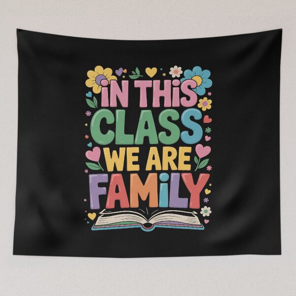Item preview, In This Class We Are Family Pastel Teacher designed and sold by BakeryDozen.