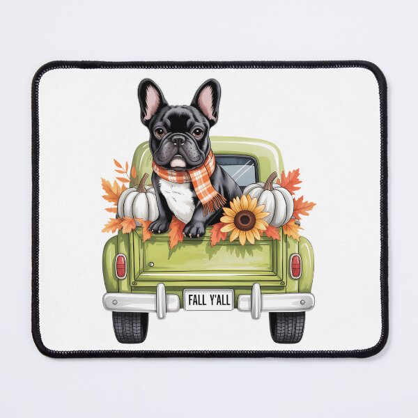 Item preview, Happy Fall Y'all French Bulldog Dog On Truck Pumpkin Fall designed and sold by brynatshop.