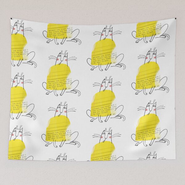 Item preview, Newspaper Cutout Cat Art designed and sold by CleanDecor.