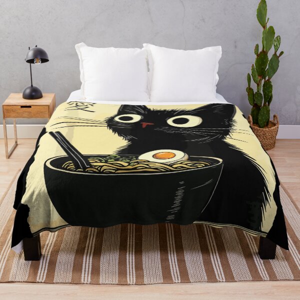 Item preview, Cat eating ramen designed and sold by BrownHorse90s.