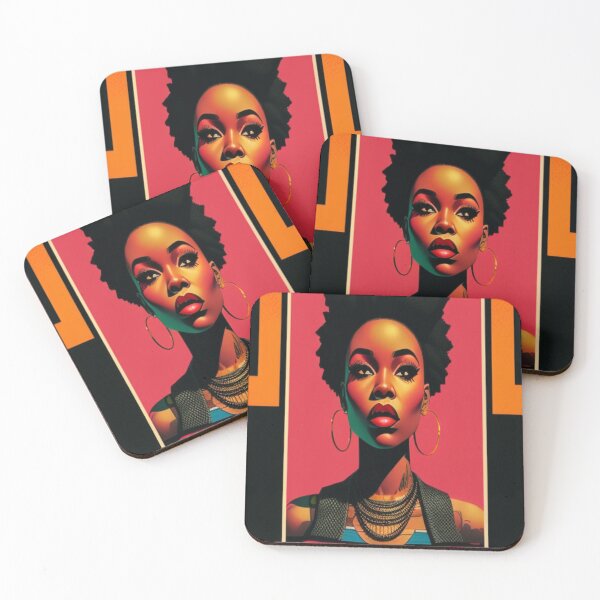 Item preview, Vintage style poster art with black queen  designed and sold by R0X Designs .