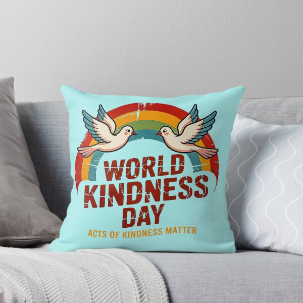 Item preview, Retro World Kindness Day Rainbow Doves Graphic designed and sold by Amanda's Factory.